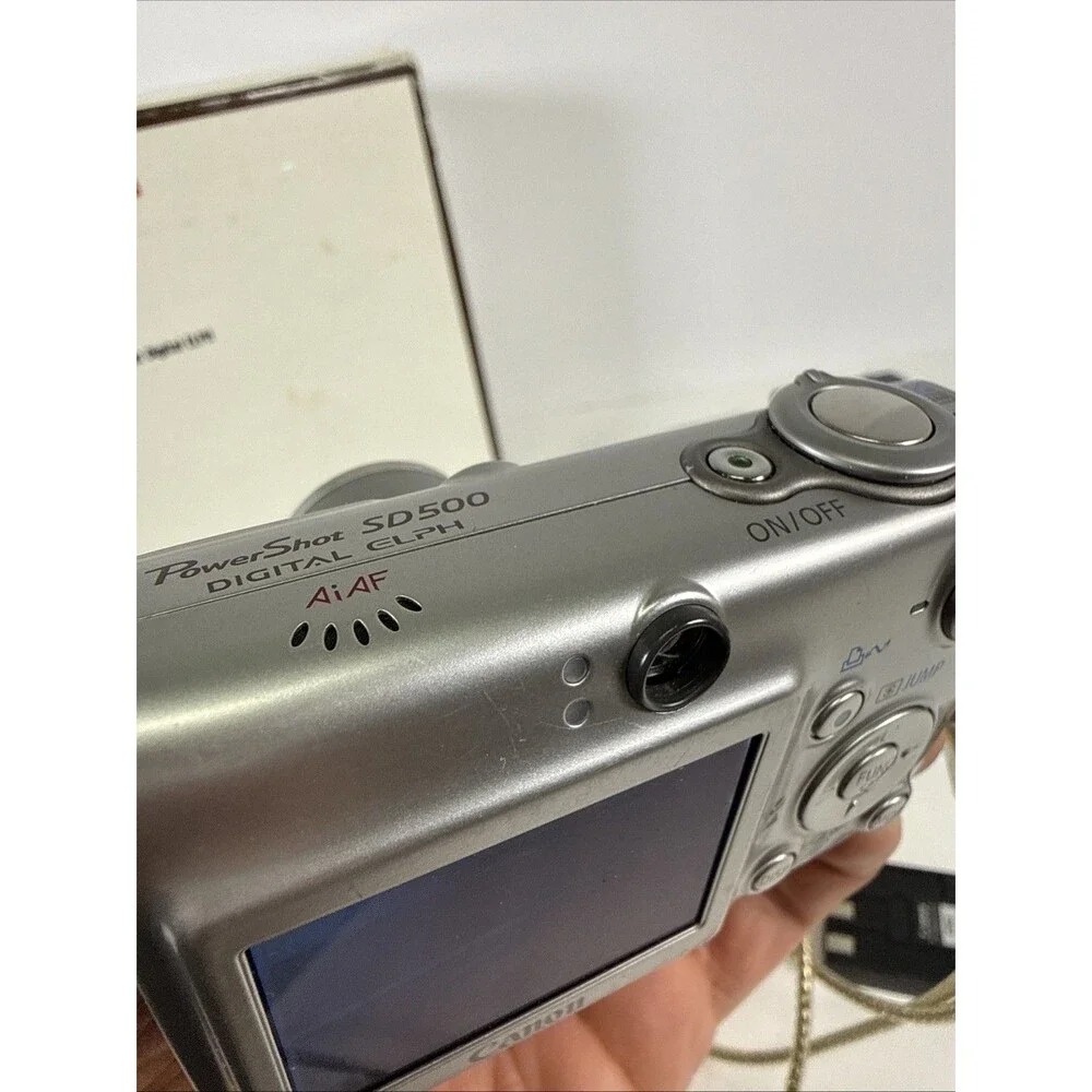 RARE Canon ELPH S500 COACH Edition Camera Kit  - Missing Coach Carry Case.
